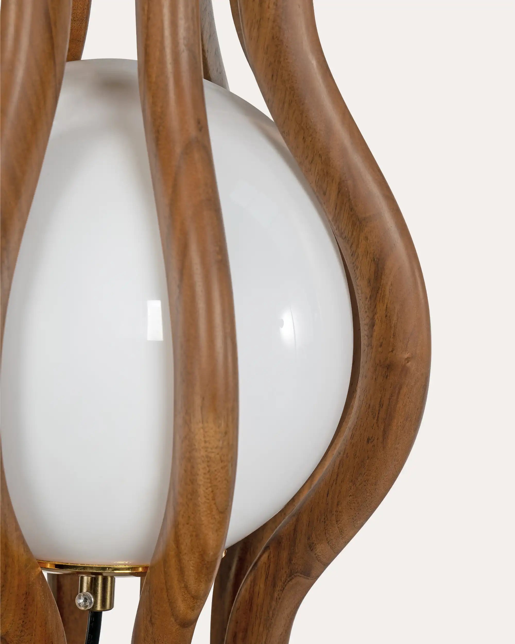 Lunar Walnut Lamp