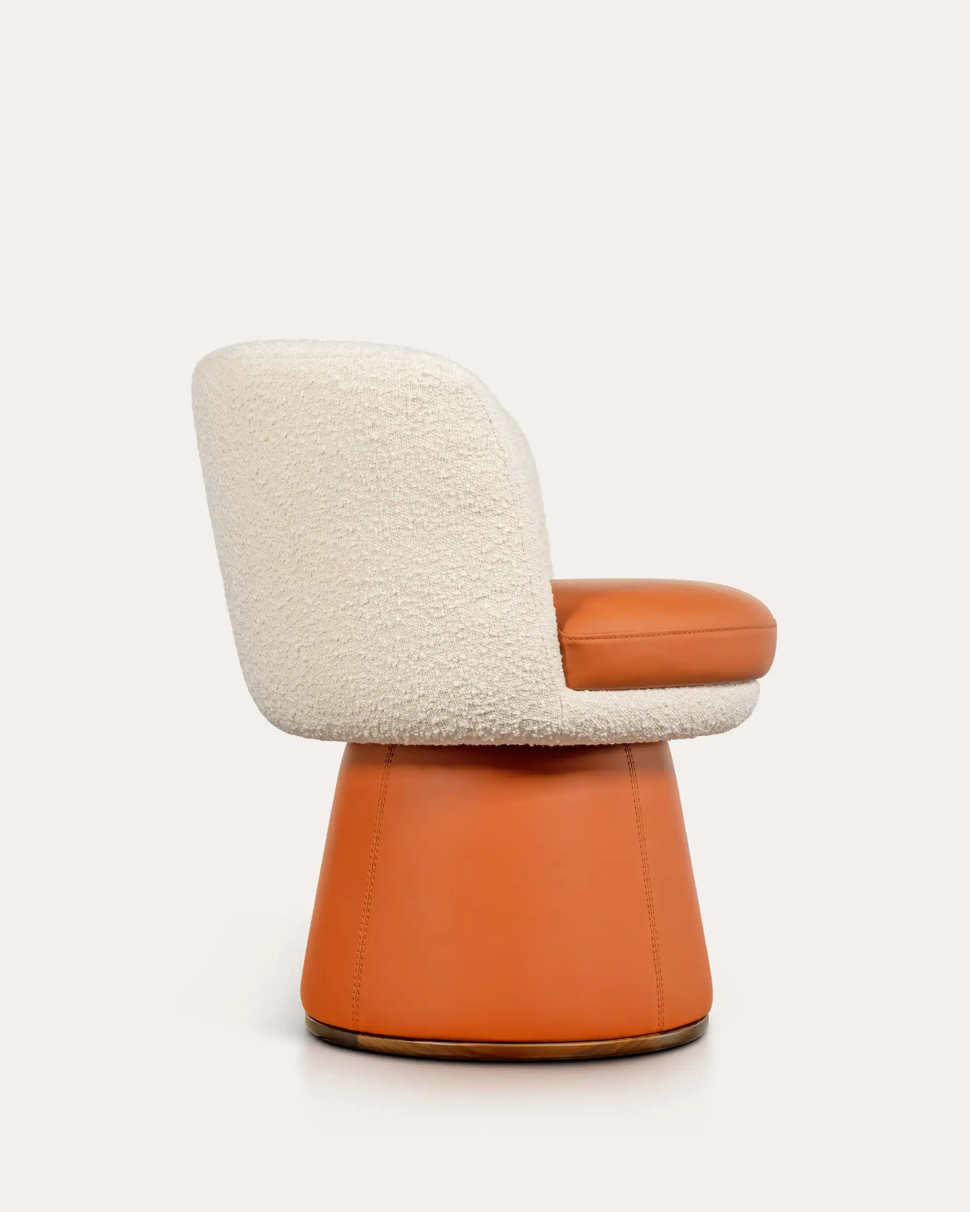 Palms Walnut Swivel Chair
